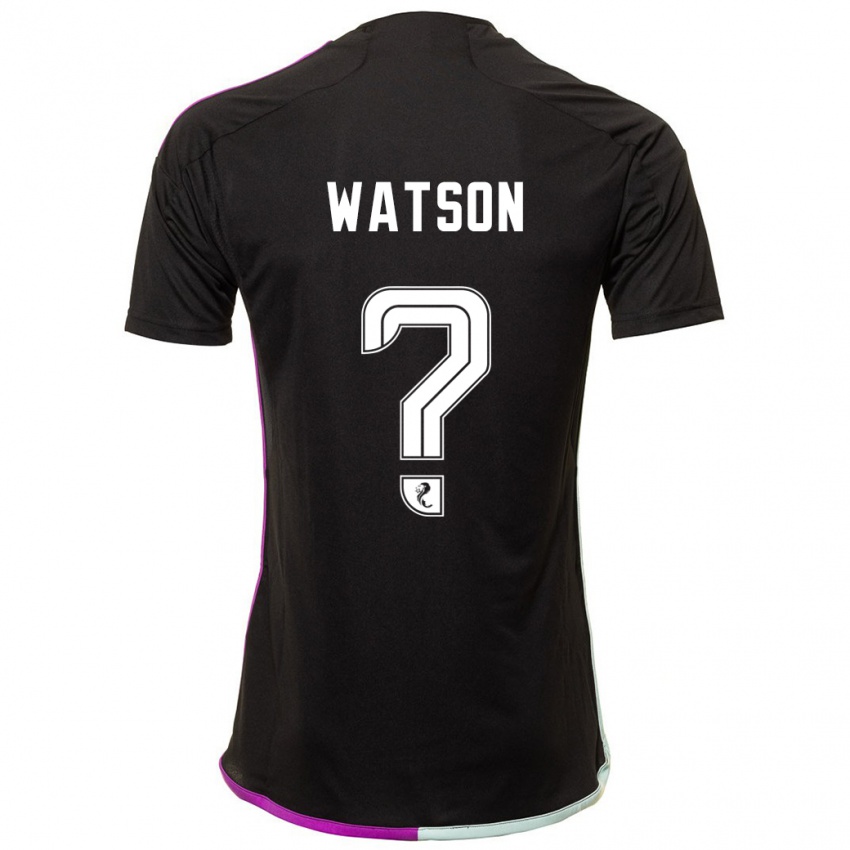 Herren Kai Watson #0 Schwarz Auswärtstrikot Trikot 2023/24 T-Shirt