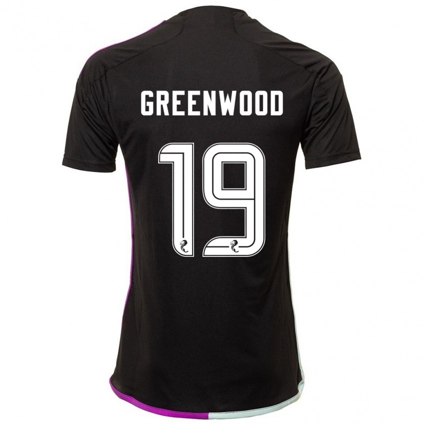 Herren Brodie Greenwood #19 Schwarz Auswärtstrikot Trikot 2023/24 T-Shirt