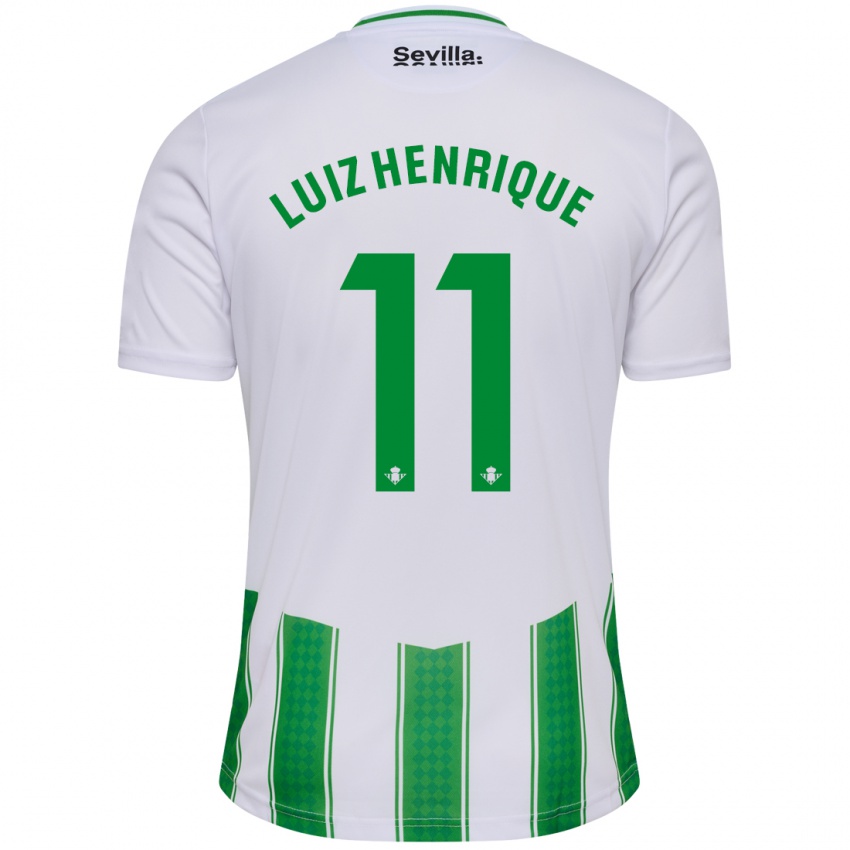 Damen Luiz Henrique #11 Weiß Heimtrikot Trikot 2023/24 T-Shirt