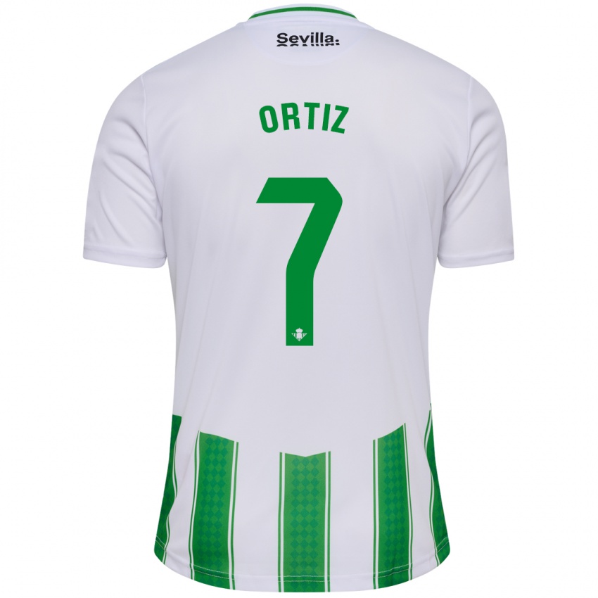 Damen Ángel Ortiz #7 Weiß Heimtrikot Trikot 2023/24 T-Shirt