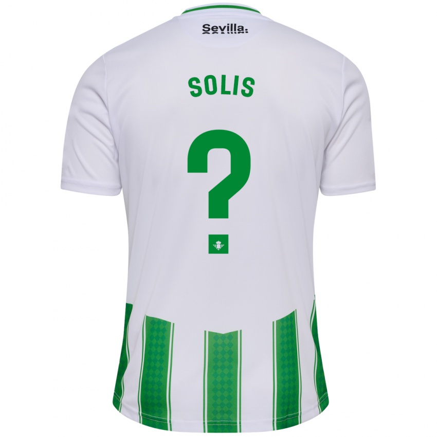 Damen Marcos Solís #0 Weiß Heimtrikot Trikot 2023/24 T-Shirt