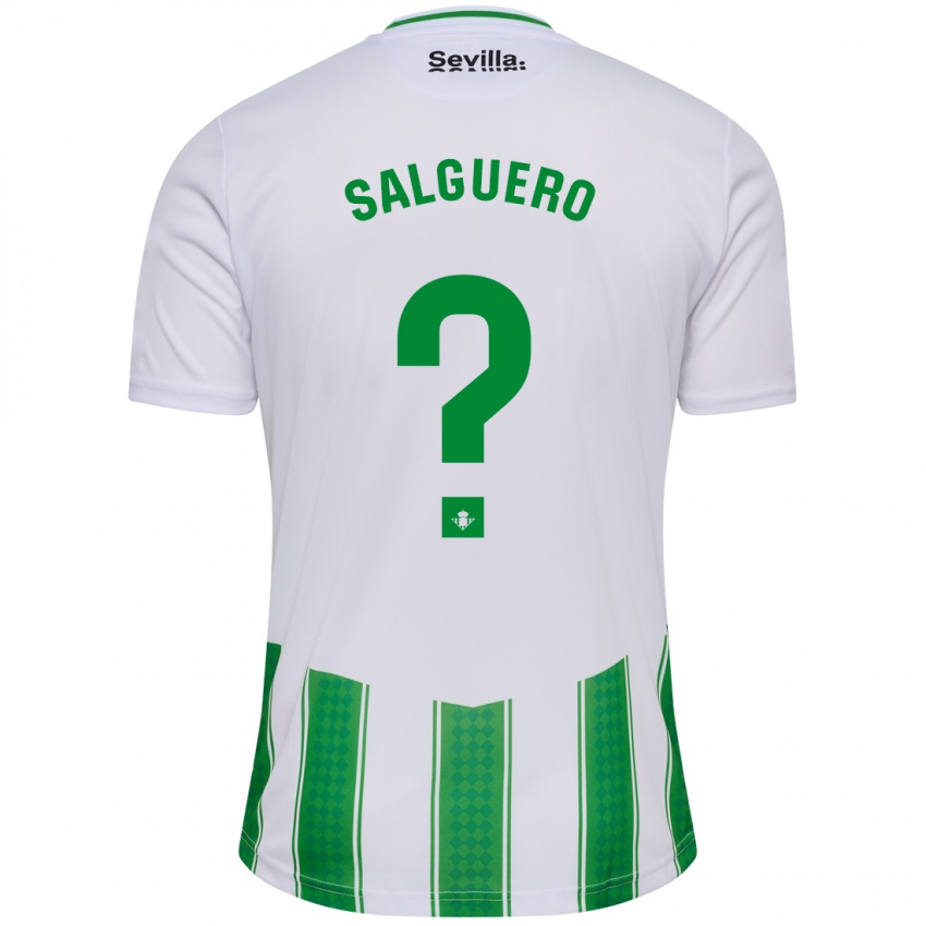 Damen Antonio Salguero #0 Weiß Heimtrikot Trikot 2023/24 T-Shirt