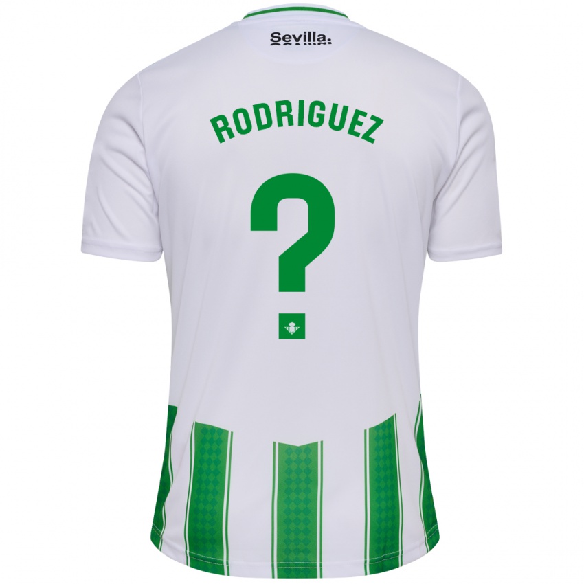 Damen Jesús Rodriguez #0 Weiß Heimtrikot Trikot 2023/24 T-Shirt