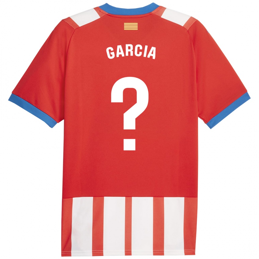 Damen Enric García #0 Rot-Weiss Heimtrikot Trikot 2023/24 T-Shirt