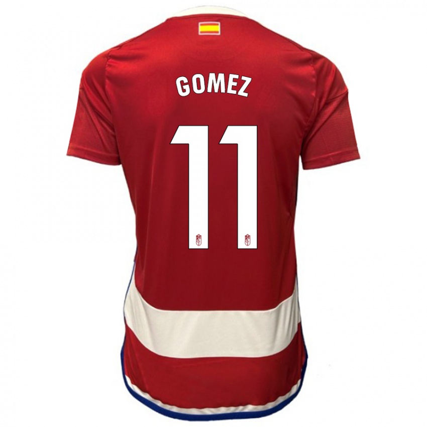 Damen Andrea Gómez #11 Rot Heimtrikot Trikot 2023/24 T-Shirt