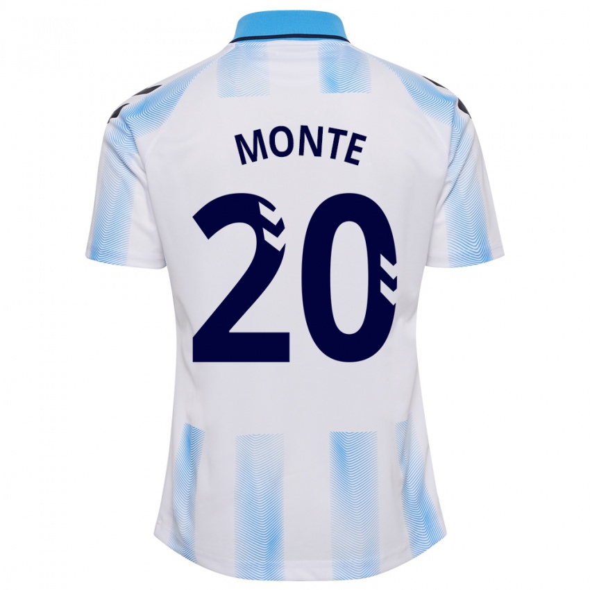 Damen Nélson Monte #20 Weiß Blau Heimtrikot Trikot 2023/24 T-Shirt