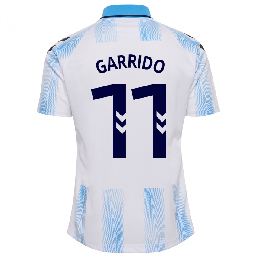 Damen Rafael Garrido #11 Weiß Blau Heimtrikot Trikot 2023/24 T-Shirt