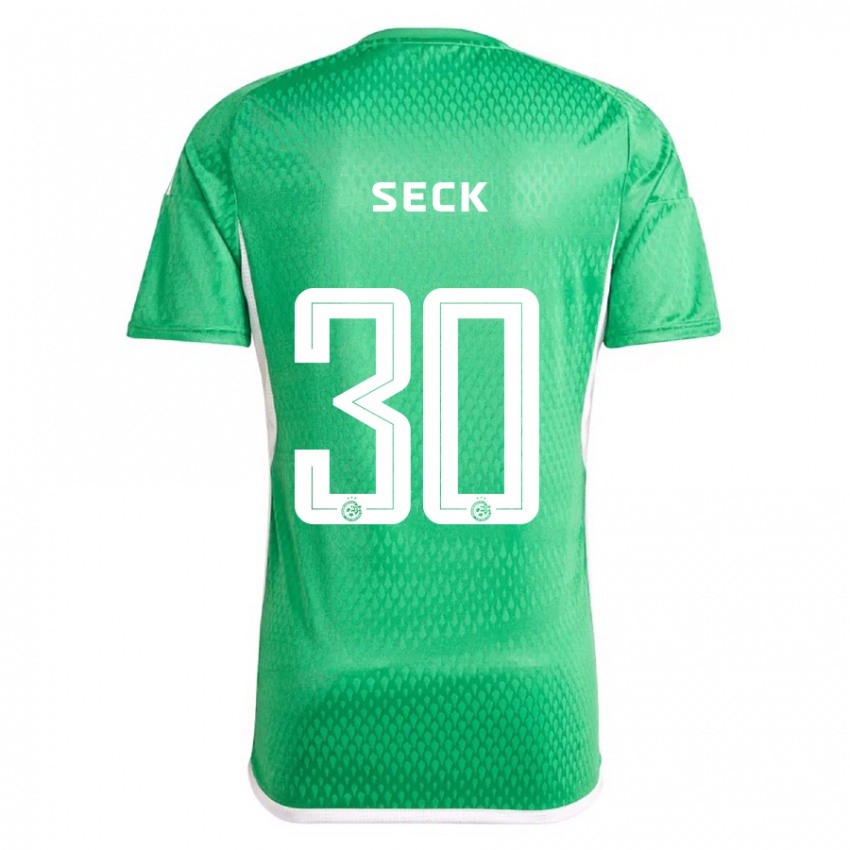 Damen Abdoulaye Seck #30 Weiß Blau Heimtrikot Trikot 2023/24 T-Shirt