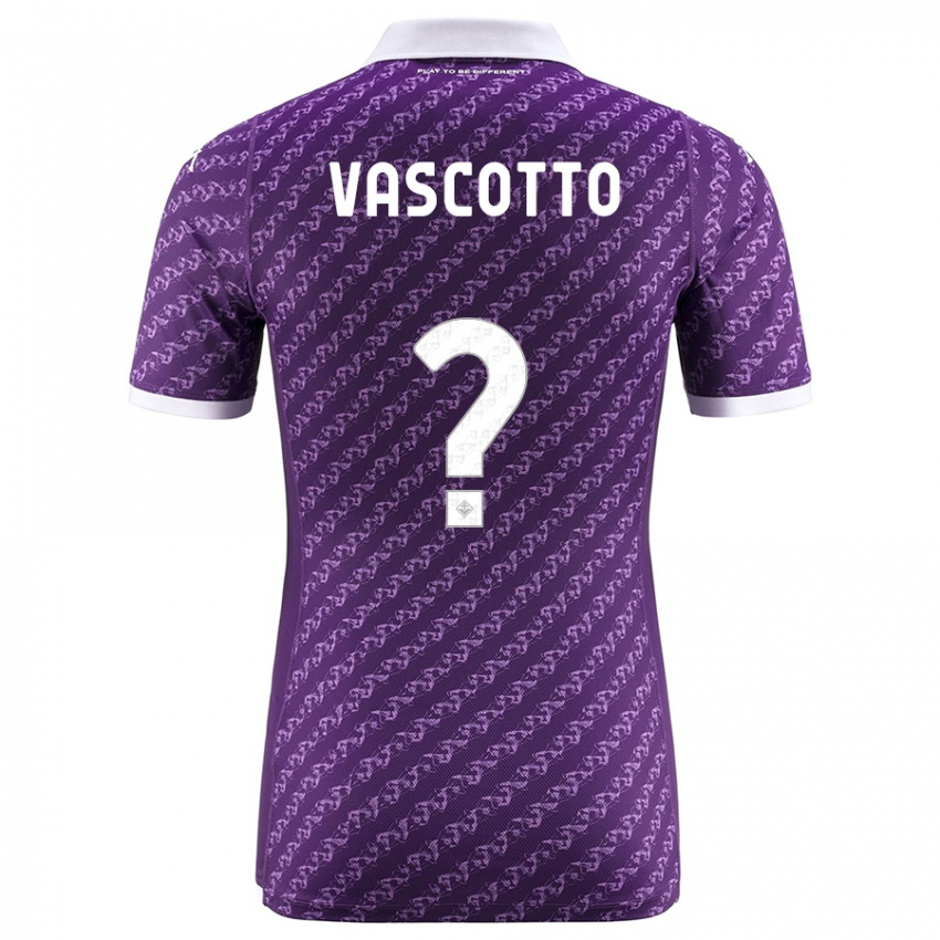 Damen Edoardo Vascotto #0 Violett Heimtrikot Trikot 2023/24 T-Shirt