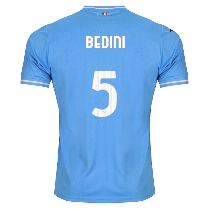 Damen Filippo Bedini #5 Blau Heimtrikot Trikot 2023/24 T-Shirt