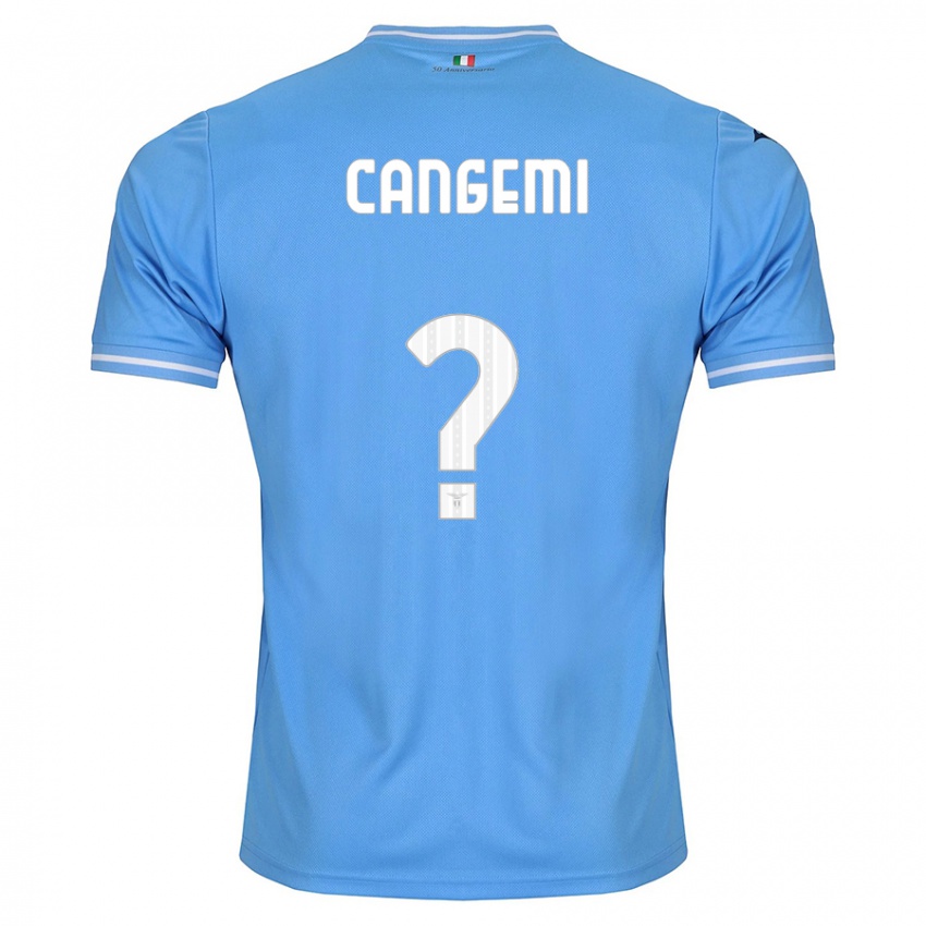 Damen Emanuele Cangemi #0 Blau Heimtrikot Trikot 2023/24 T-Shirt