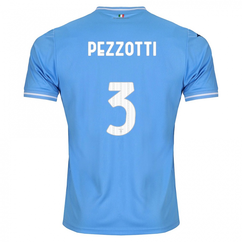 Damen Arianna Pezzotti #3 Blau Heimtrikot Trikot 2023/24 T-Shirt