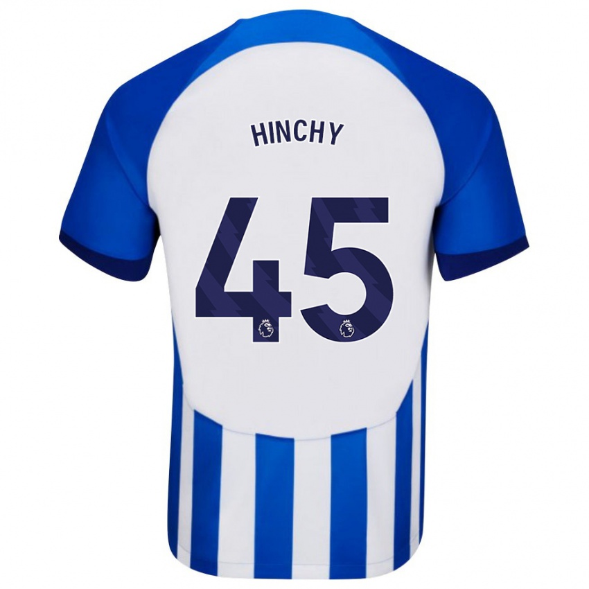 Damen Jack Hinchy #45 Blau Heimtrikot Trikot 2023/24 T-Shirt