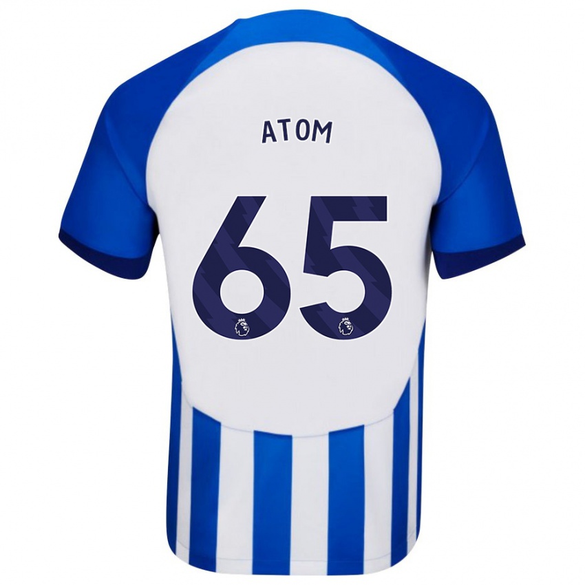 Damen Noel Atom #65 Blau Heimtrikot Trikot 2023/24 T-Shirt
