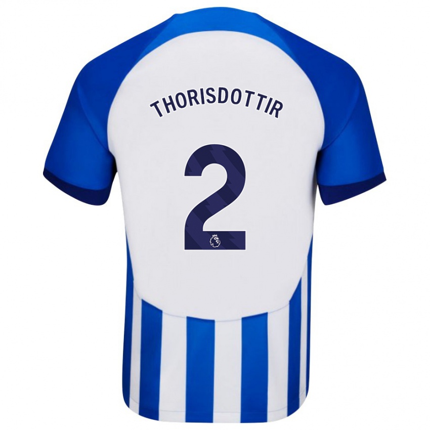 Damen Maria Thorisdottir #2 Blau Heimtrikot Trikot 2023/24 T-Shirt