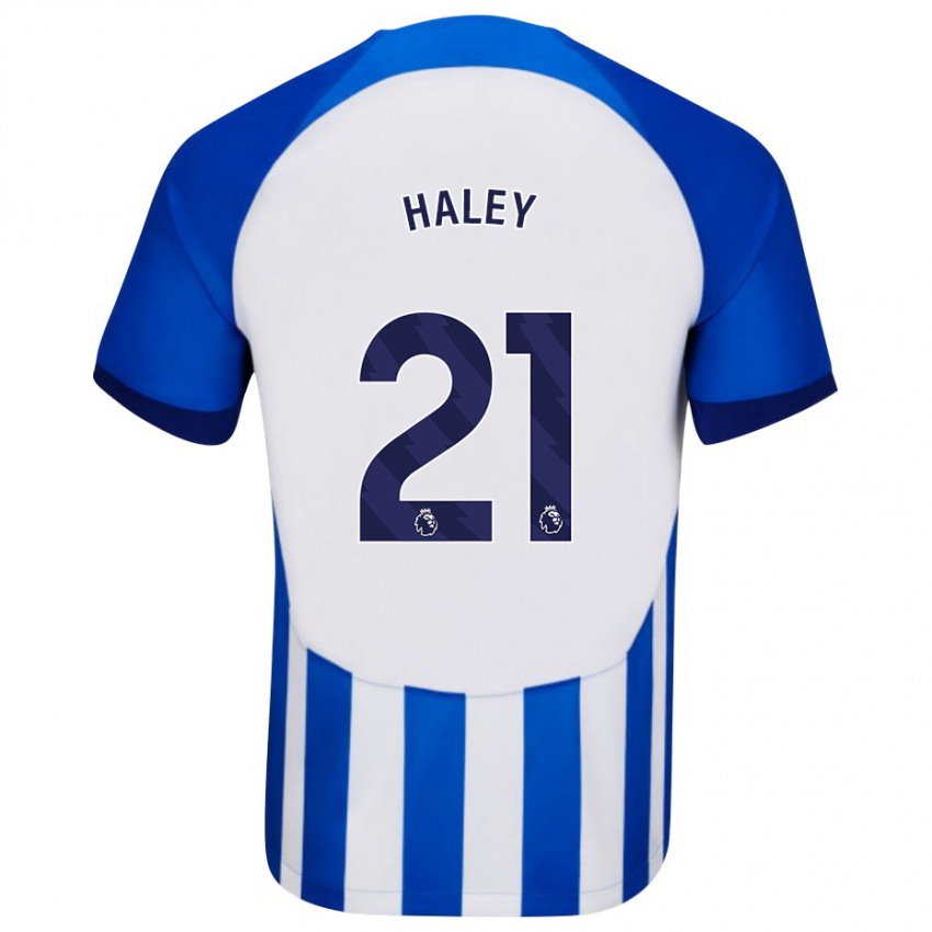 Damen Madison Haley #21 Blau Heimtrikot Trikot 2023/24 T-Shirt