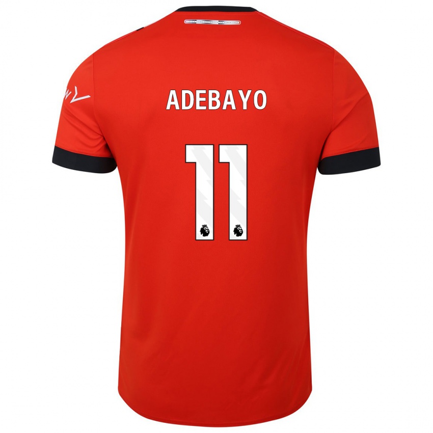 Damen Elijah Adebayo #11 Rot Heimtrikot Trikot 2023/24 T-Shirt