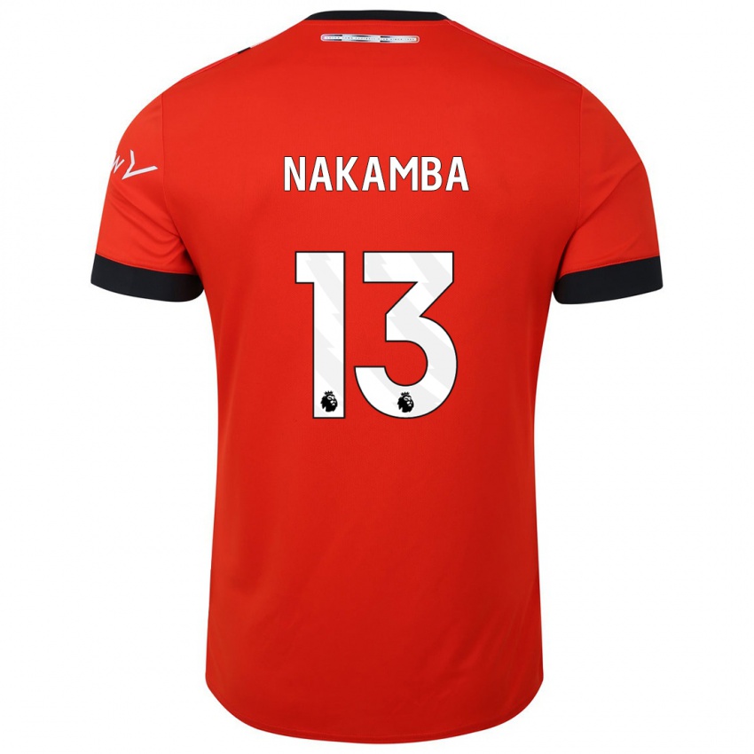 Damen Marvelous Nakamba #13 Rot Heimtrikot Trikot 2023/24 T-Shirt