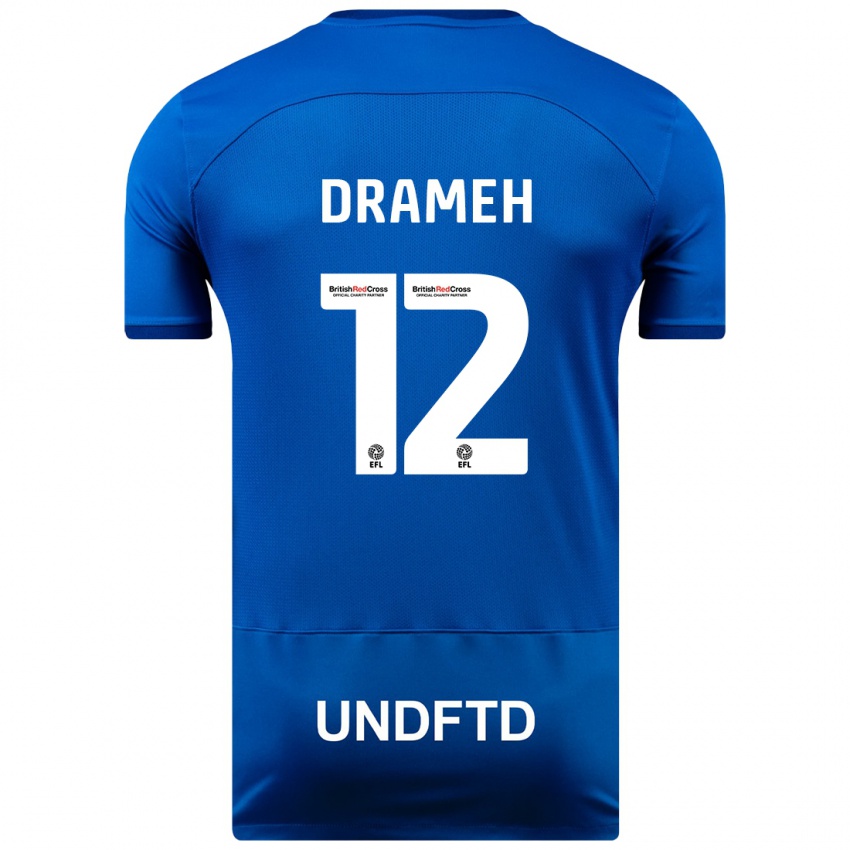 Damen Cody Drameh #12 Blau Heimtrikot Trikot 2023/24 T-Shirt