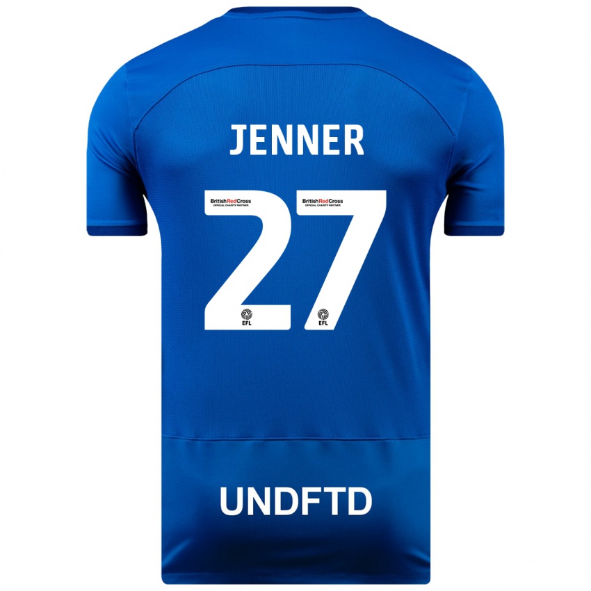 Damen Abbi Jenner #27 Blau Heimtrikot Trikot 2023/24 T-Shirt