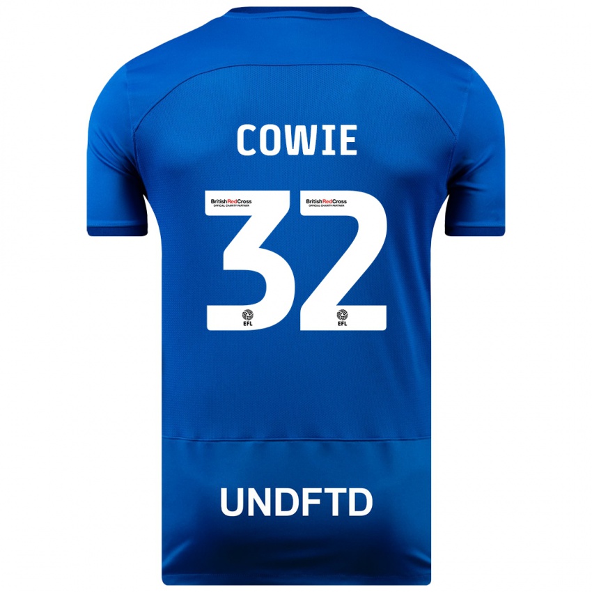 Damen Abbie Cowie #32 Blau Heimtrikot Trikot 2023/24 T-Shirt