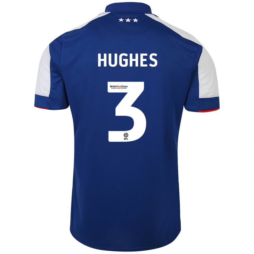 Damen Summer Hughes #3 Blau Heimtrikot Trikot 2023/24 T-Shirt