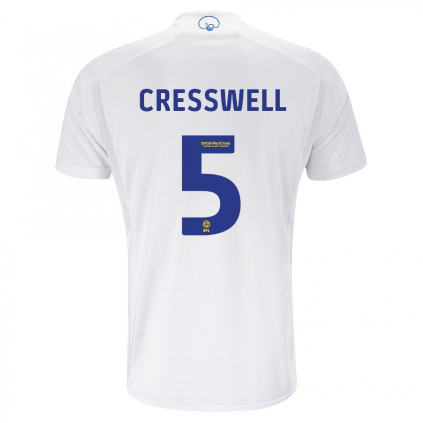Damen Charlie Cresswell #5 Weiß Heimtrikot Trikot 2023/24 T-Shirt