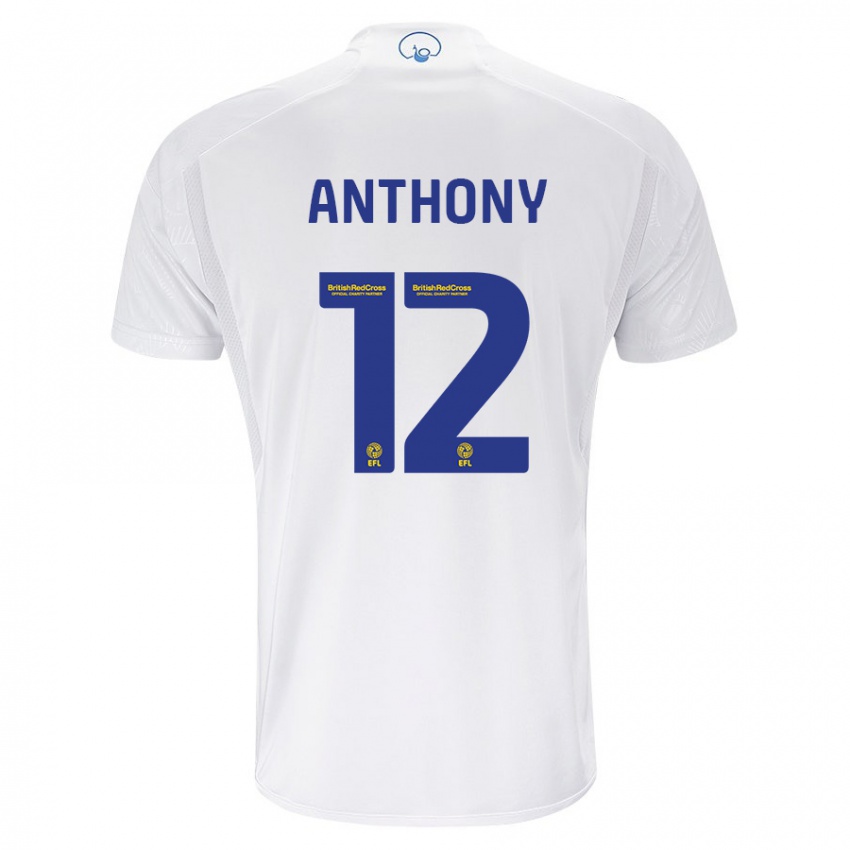 Damen Jaidon Anthony #12 Weiß Heimtrikot Trikot 2023/24 T-Shirt