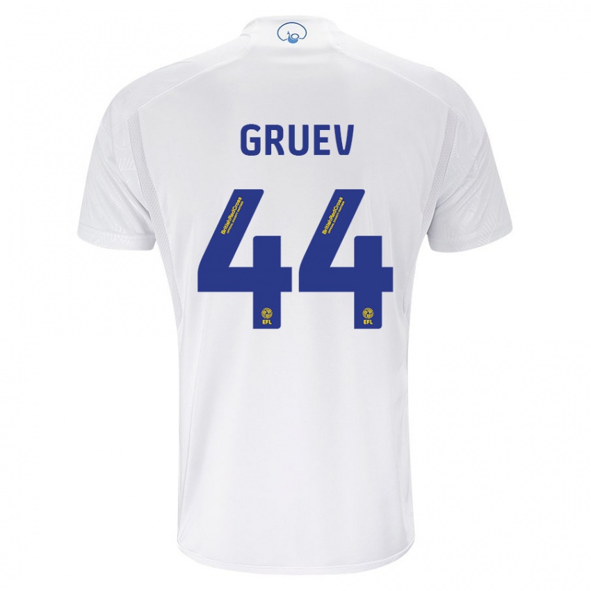 Damen Ilia Gruev #44 Weiß Heimtrikot Trikot 2023/24 T-Shirt