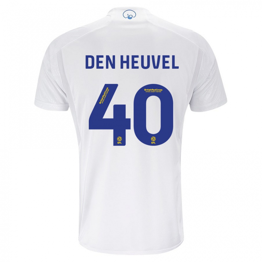 Damen Dani Van Den Heuvel #40 Weiß Heimtrikot Trikot 2023/24 T-Shirt