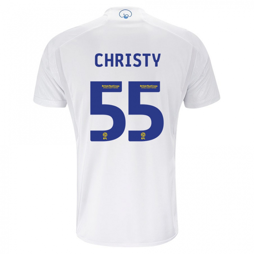 Damen Harry Christy #55 Weiß Heimtrikot Trikot 2023/24 T-Shirt