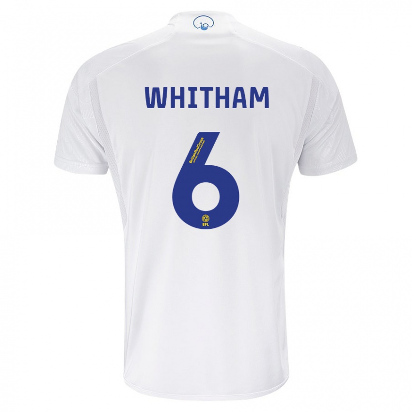 Damen Danielle Whitham #6 Weiß Heimtrikot Trikot 2023/24 T-Shirt
