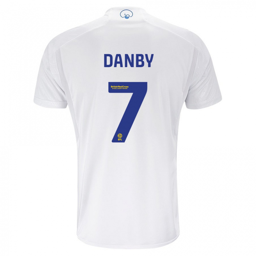 Damen Sarah Danby #7 Weiß Heimtrikot Trikot 2023/24 T-Shirt