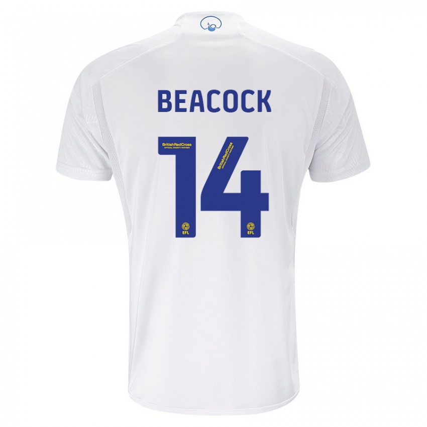 Damen Molly Beacock #14 Weiß Heimtrikot Trikot 2023/24 T-Shirt