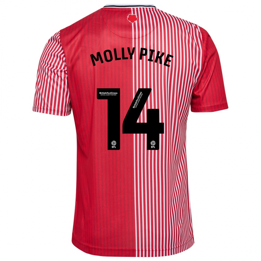 Damen Molly Pike #14 Rot Heimtrikot Trikot 2023/24 T-Shirt