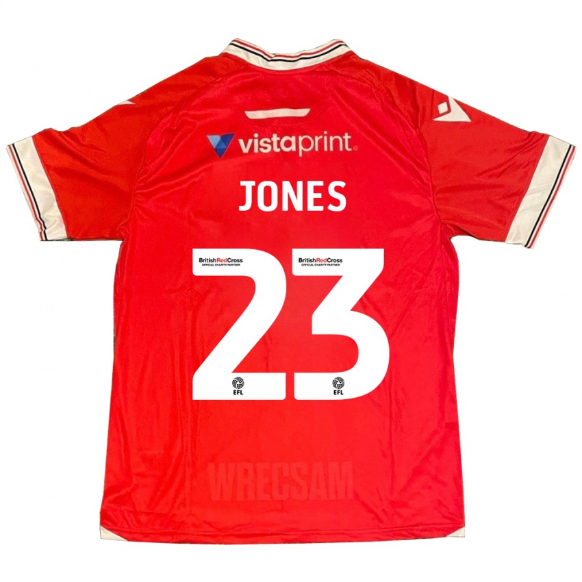 Damen Ruby Jones #23 Rot Heimtrikot Trikot 2023/24 T-Shirt