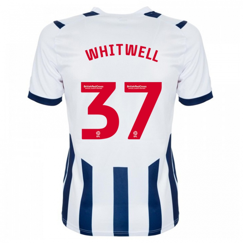 Damen Harry Whitwell #37 Weiß Heimtrikot Trikot 2023/24 T-Shirt