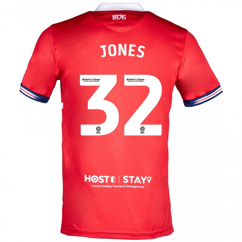 Damen Jamie Jones #32 Rot Heimtrikot Trikot 2023/24 T-Shirt