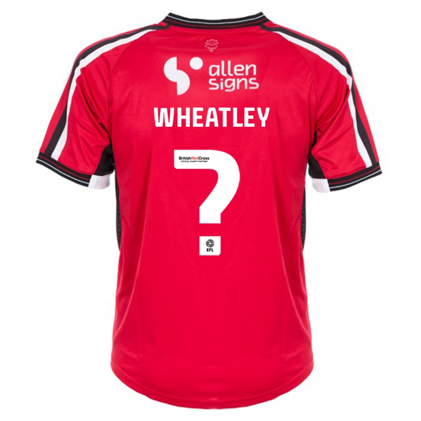 Damen Kyrell Wheatley #0 Rot Heimtrikot Trikot 2023/24 T-Shirt