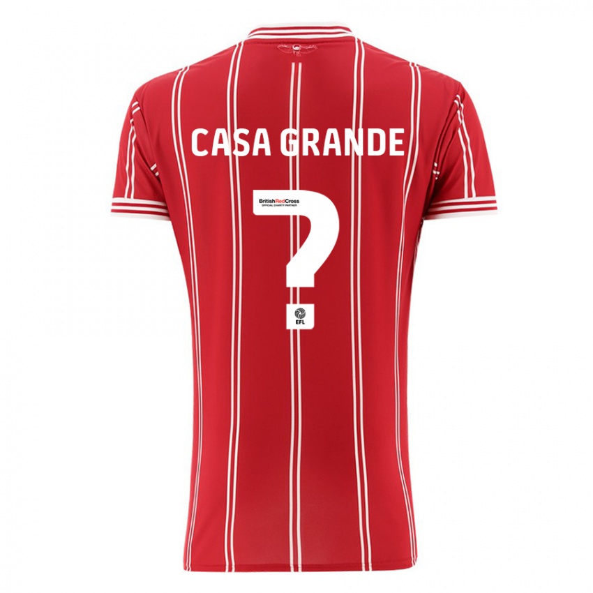 Damen Josey Casa-Grande #0 Rot Heimtrikot Trikot 2023/24 T-Shirt