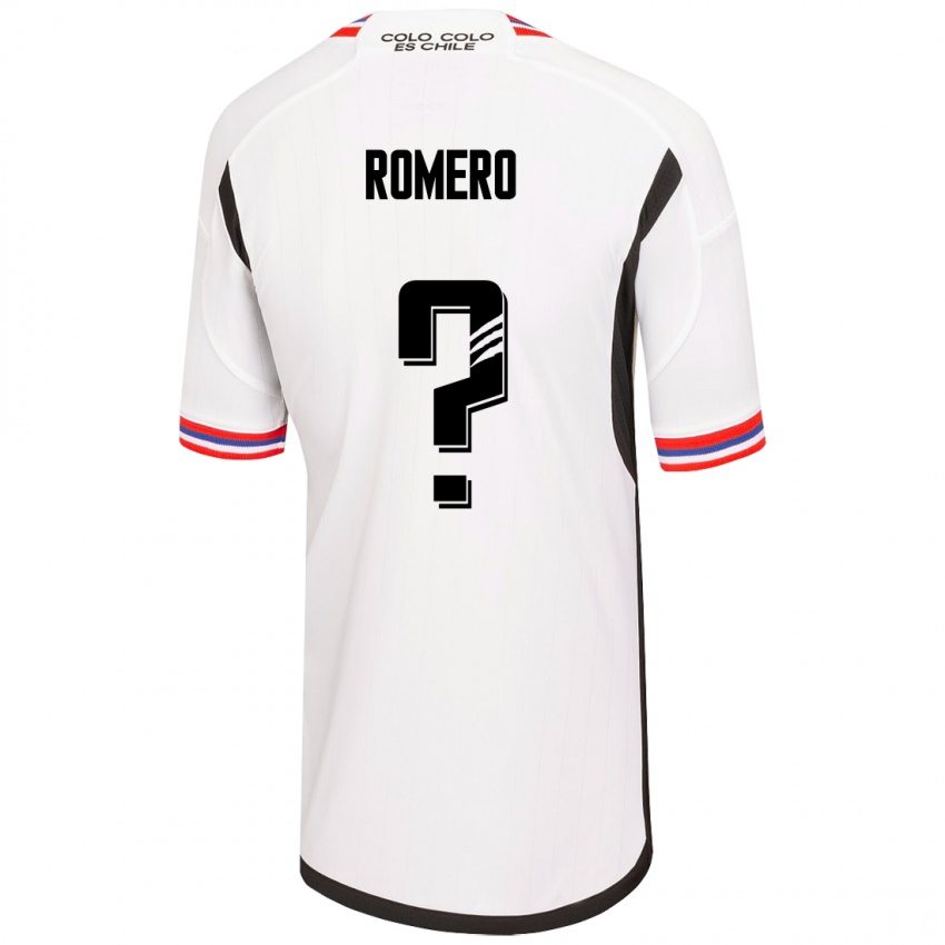 Damen Enzo Romero #0 Weiß Heimtrikot Trikot 2023/24 T-Shirt