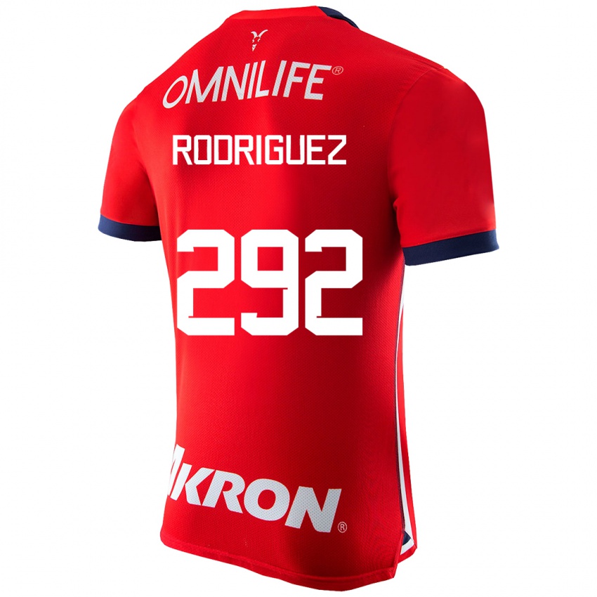Damen Emiliano Rodríguez #292 Rot Heimtrikot Trikot 2023/24 T-Shirt