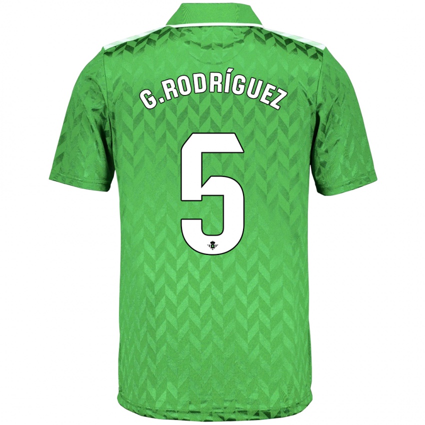 Damen Guido Rodriguez #5 Grün Auswärtstrikot Trikot 2023/24 T-Shirt