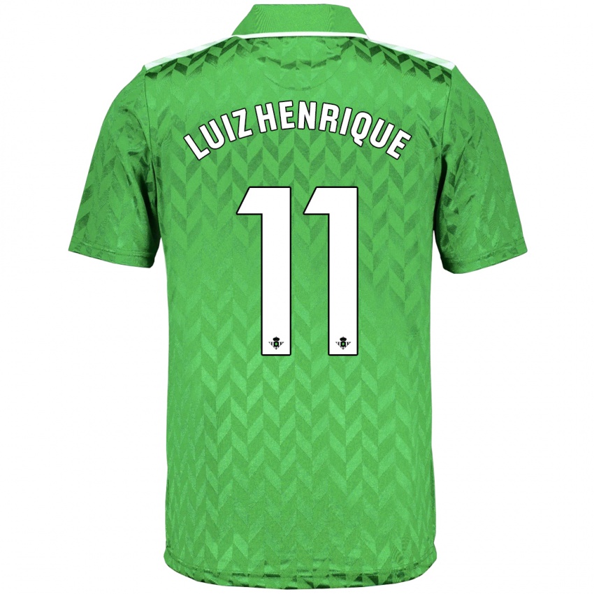 Damen Luiz Henrique #11 Grün Auswärtstrikot Trikot 2023/24 T-Shirt