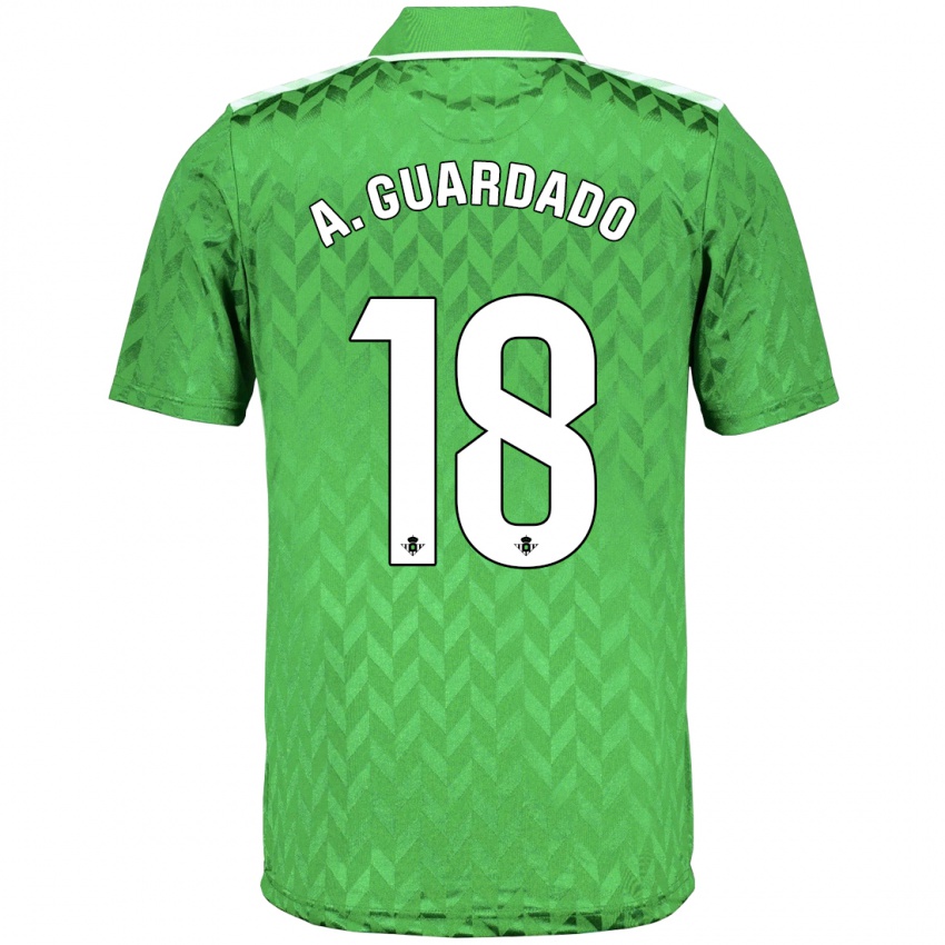 Damen Andres Guardado #18 Grün Auswärtstrikot Trikot 2023/24 T-Shirt