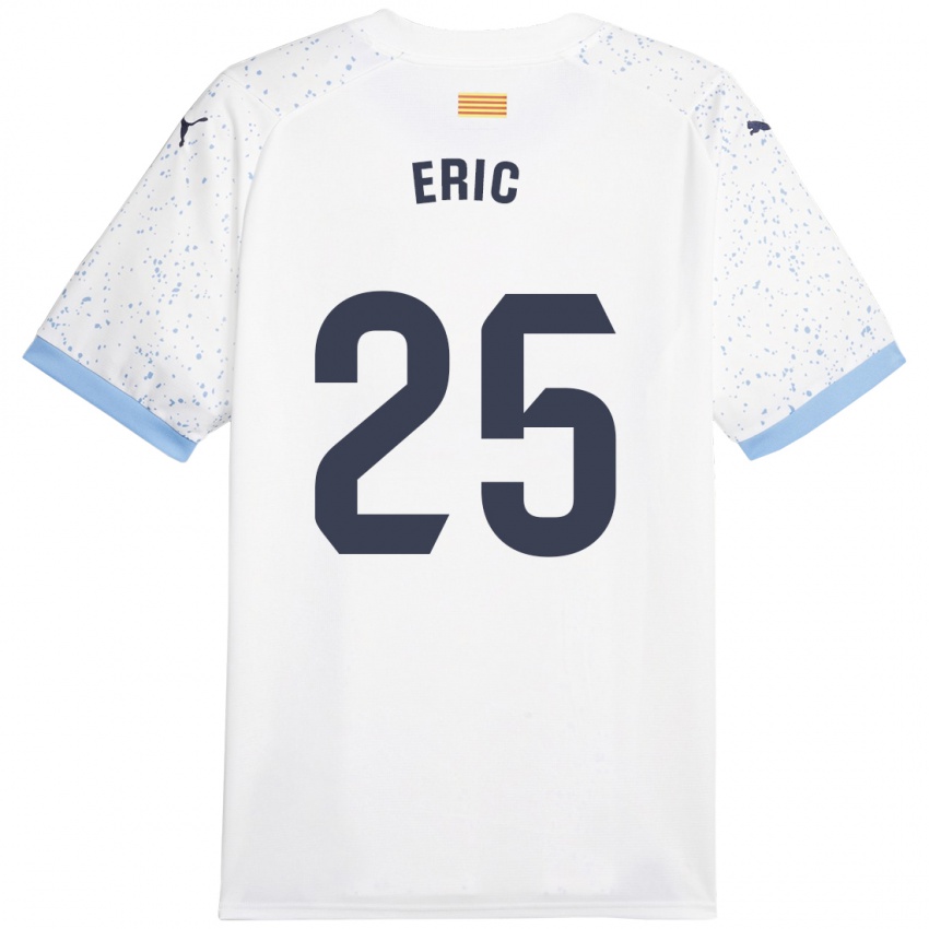 Damen Eric Garcia #25 Weiß Auswärtstrikot Trikot 2023/24 T-Shirt