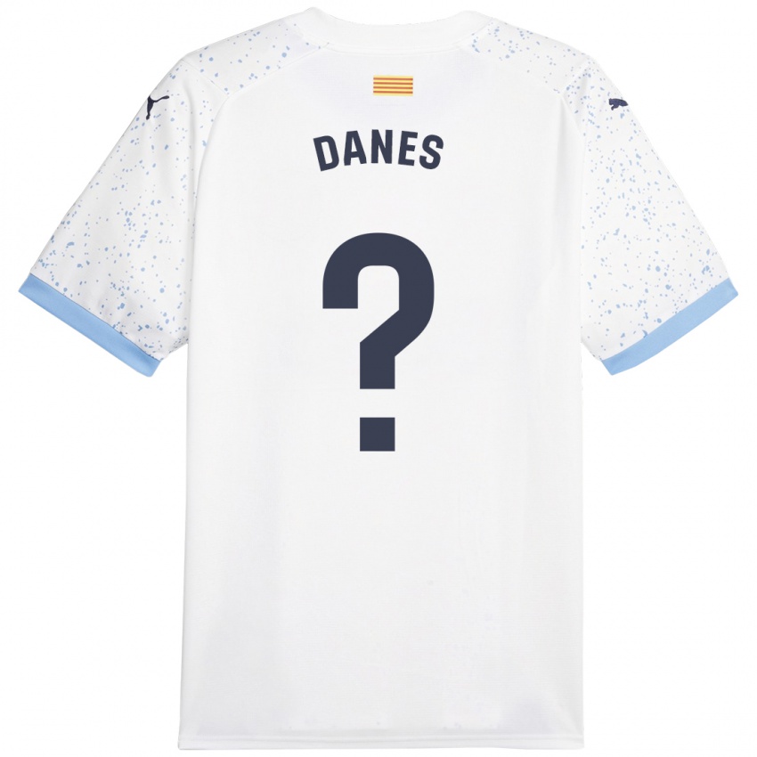 Damen Jan Danés #0 Weiß Auswärtstrikot Trikot 2023/24 T-Shirt