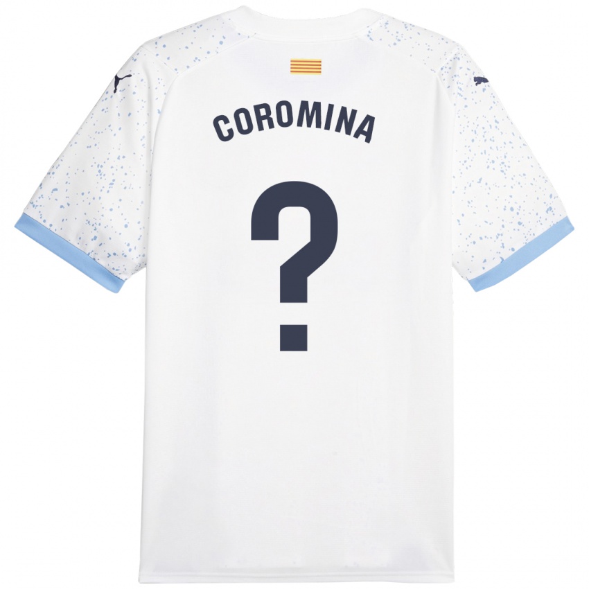 Damen Arnau Coromina #0 Weiß Auswärtstrikot Trikot 2023/24 T-Shirt