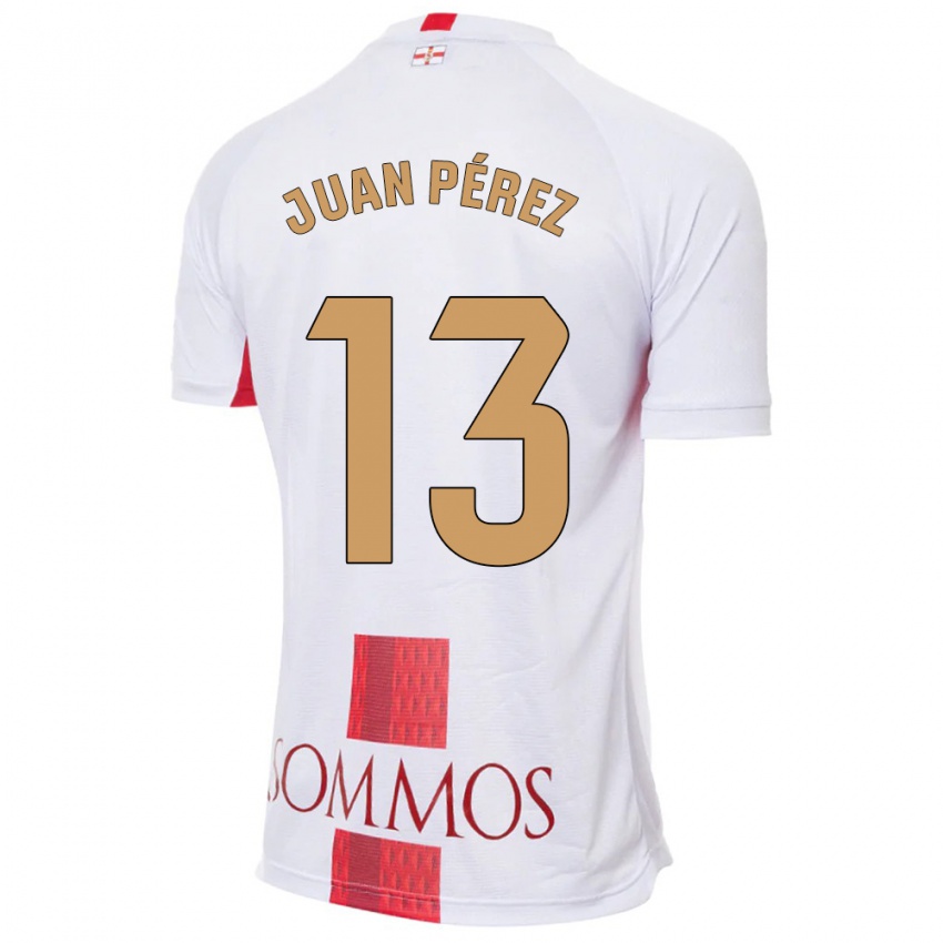 Damen Juan Pérez #13 Weiß Auswärtstrikot Trikot 2023/24 T-Shirt