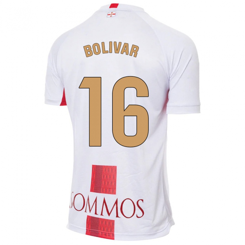 Damen Jovanny Bolívar #16 Weiß Auswärtstrikot Trikot 2023/24 T-Shirt